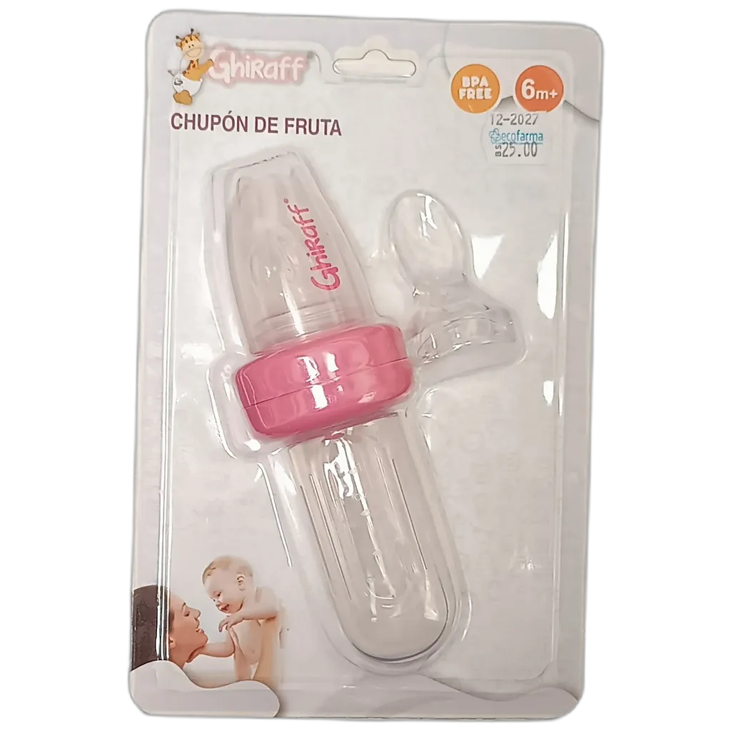 CHUPON PARA FRUTA GHIRAFF 6M+ - Ecofarma