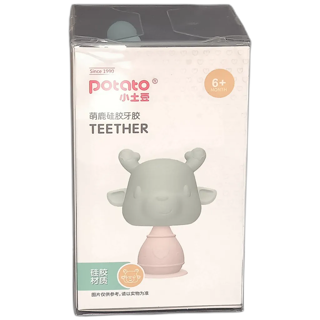 MORDILLO BEBE LEON Y VENADO POTATO - Ecofarma