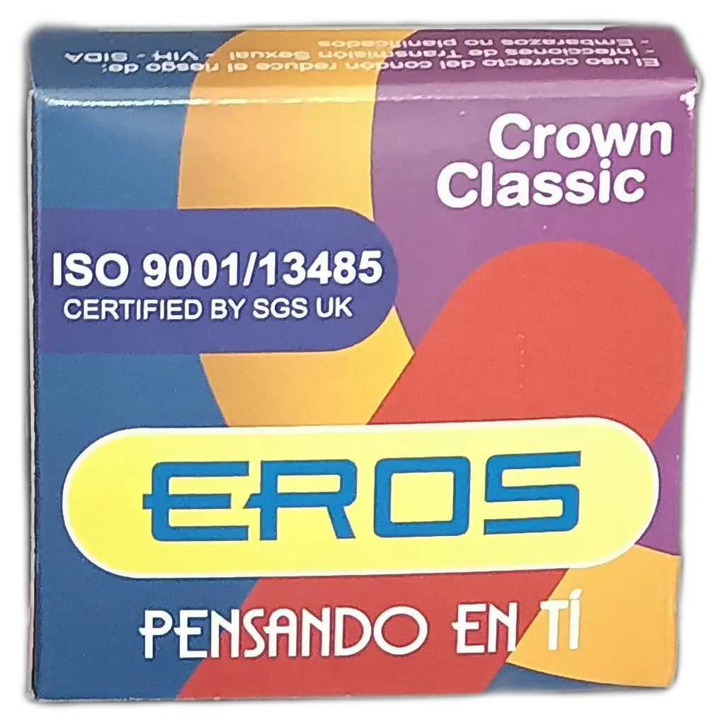 PRESERVATIVO EROS CROWN CLASSIC - Ecofarma
