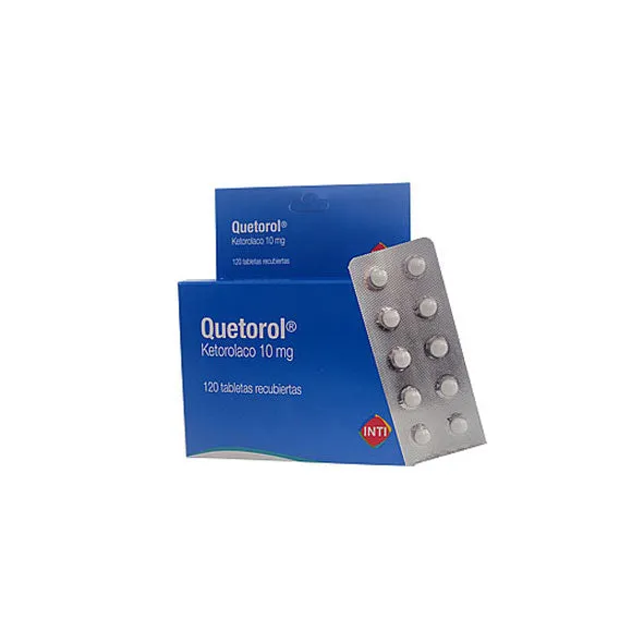QUETOROL 10 MG CAJA X 120 COMPRIMIDOS - Ecofarma