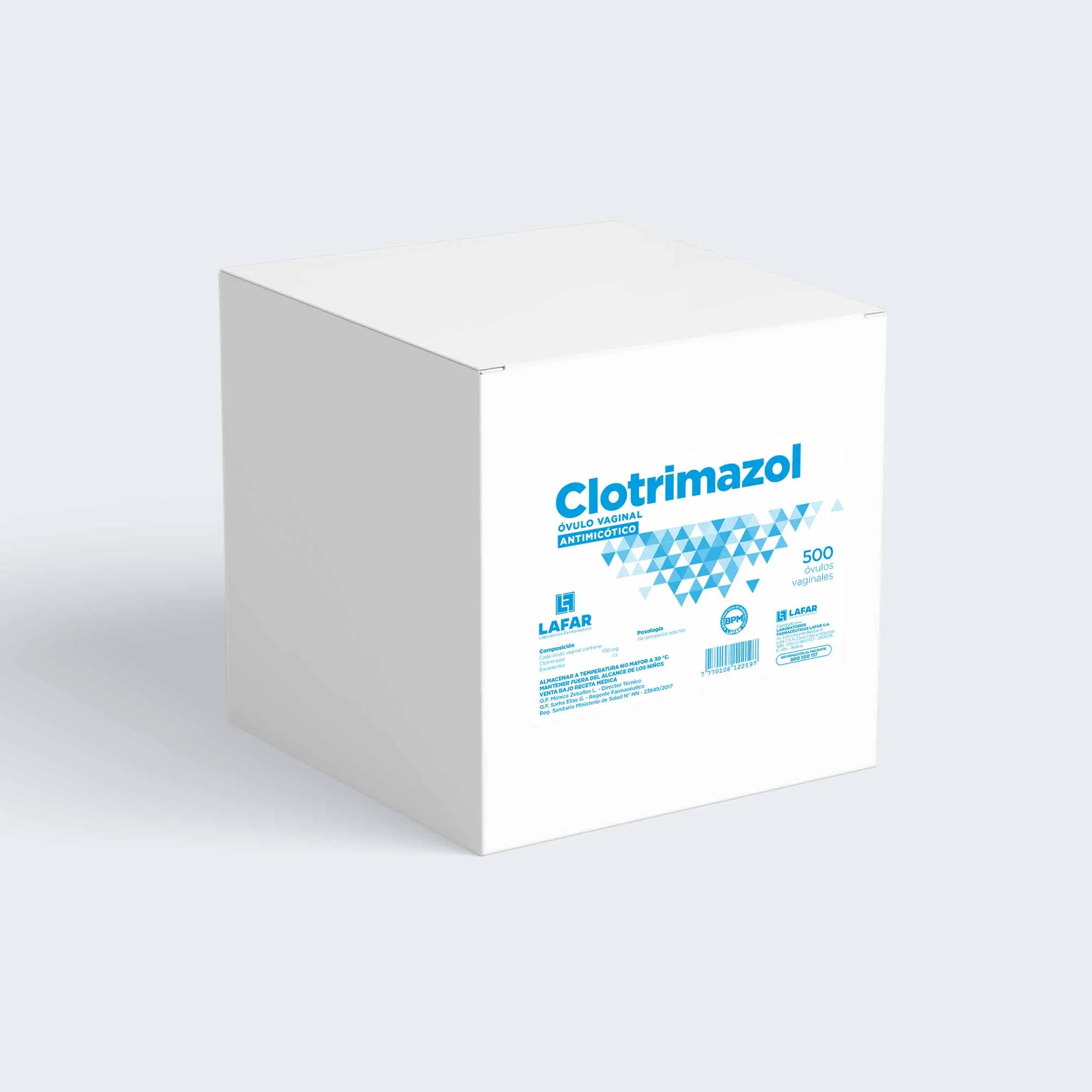 CLOTRIMAZOL CAJA X 100 OVULOS - Ecofarma