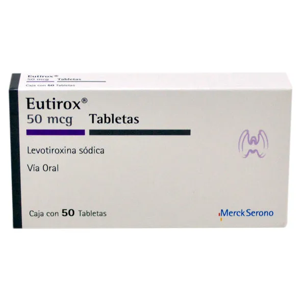 EUTIROX 50 MCG CAJA X 50 COMPRIMIDOS - Ecofarma