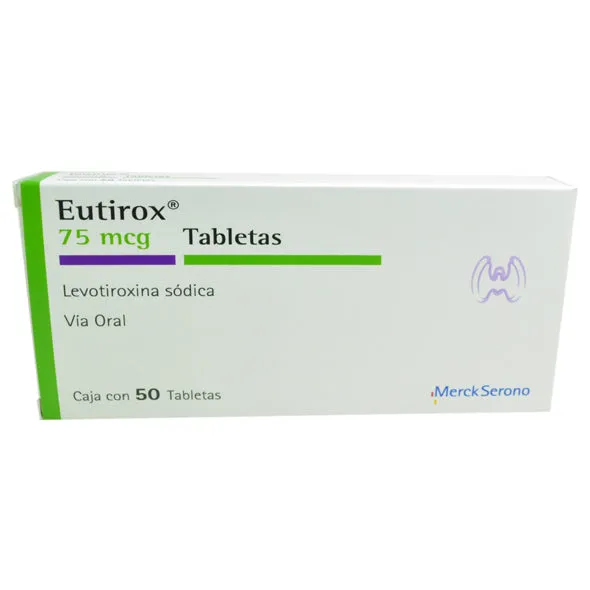 EUTIROX 75 MCG CAJA X 50 COMPRIMIDOS - Ecofarma