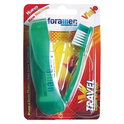 CEPILLO FORAMEN DE VIAJE TRAVEL 2 EN 1 - Ecofarma