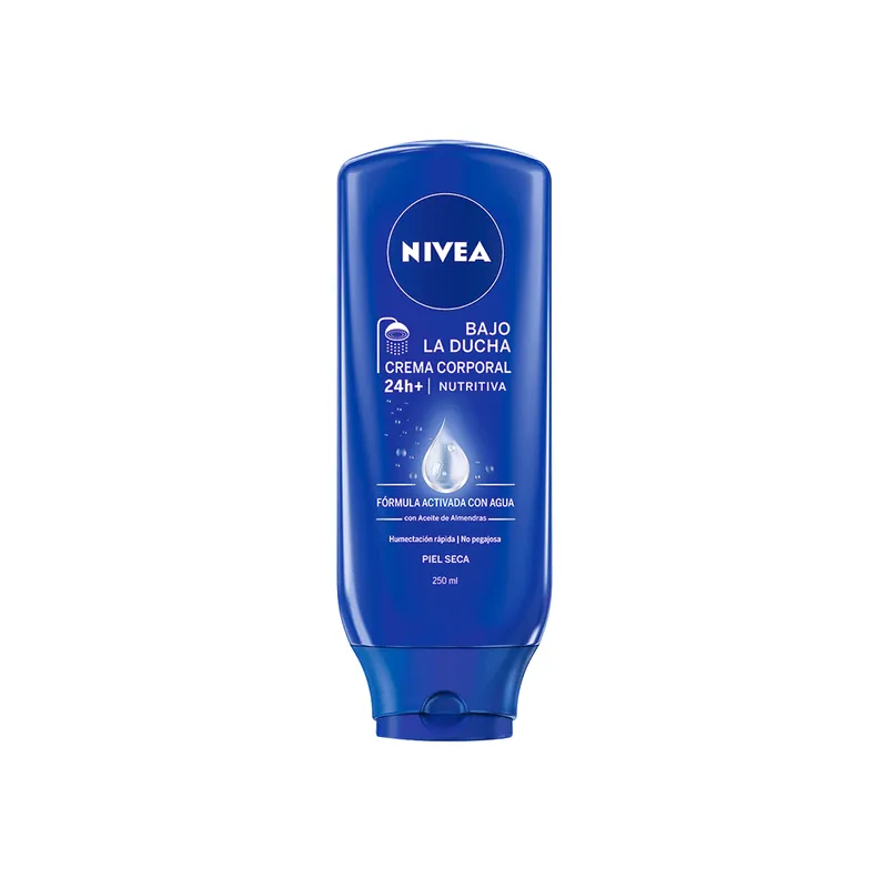 NIVEA CREMA CORPORAL BAJO LA DUCHA X 250 ML - Ecofarma