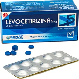 LEVOCETIRIZINA 5 MG CAJA X 100 COMPRIMIDOS - Ecofarma