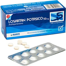 LOSARTAN 50 MG CAJA X 100 COMPRIMIDOS - Ecofarma