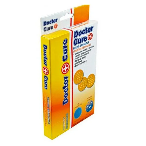 CURITAS DOCTOR CURE REDONDAS CAJA X 500 UNIDADES - Ecofarma