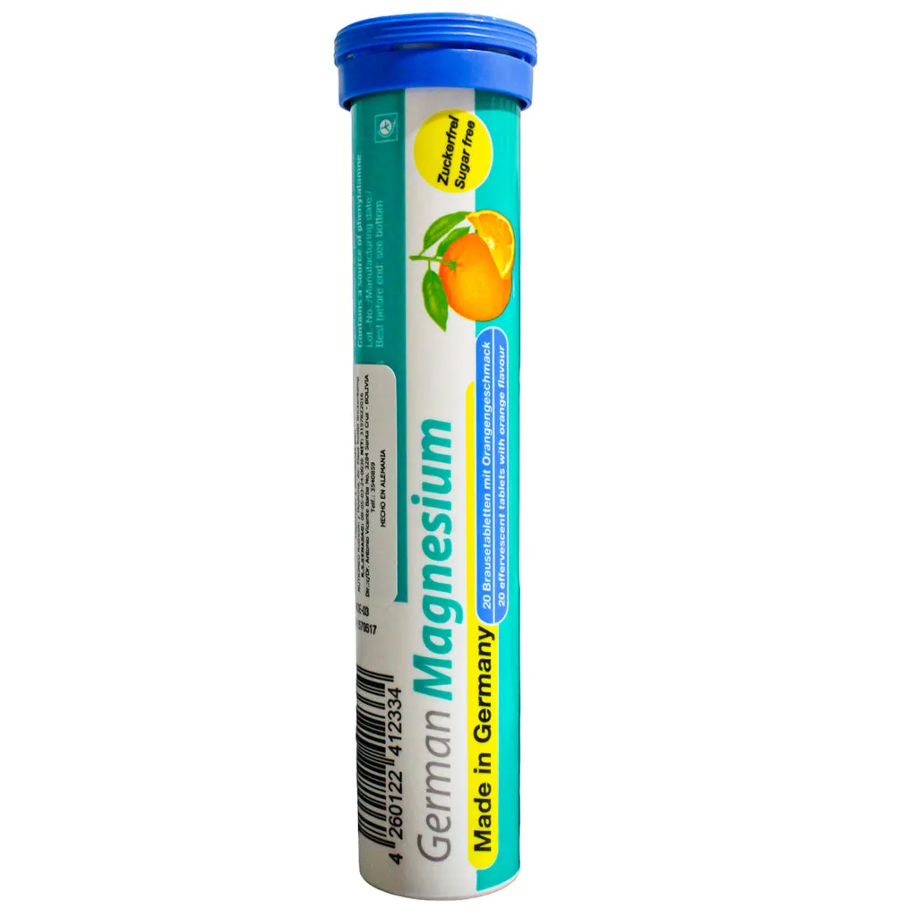 MAGNESIUM 200 MG TABLETS EFERVESCENTES X 20 UNID - Ecofarma