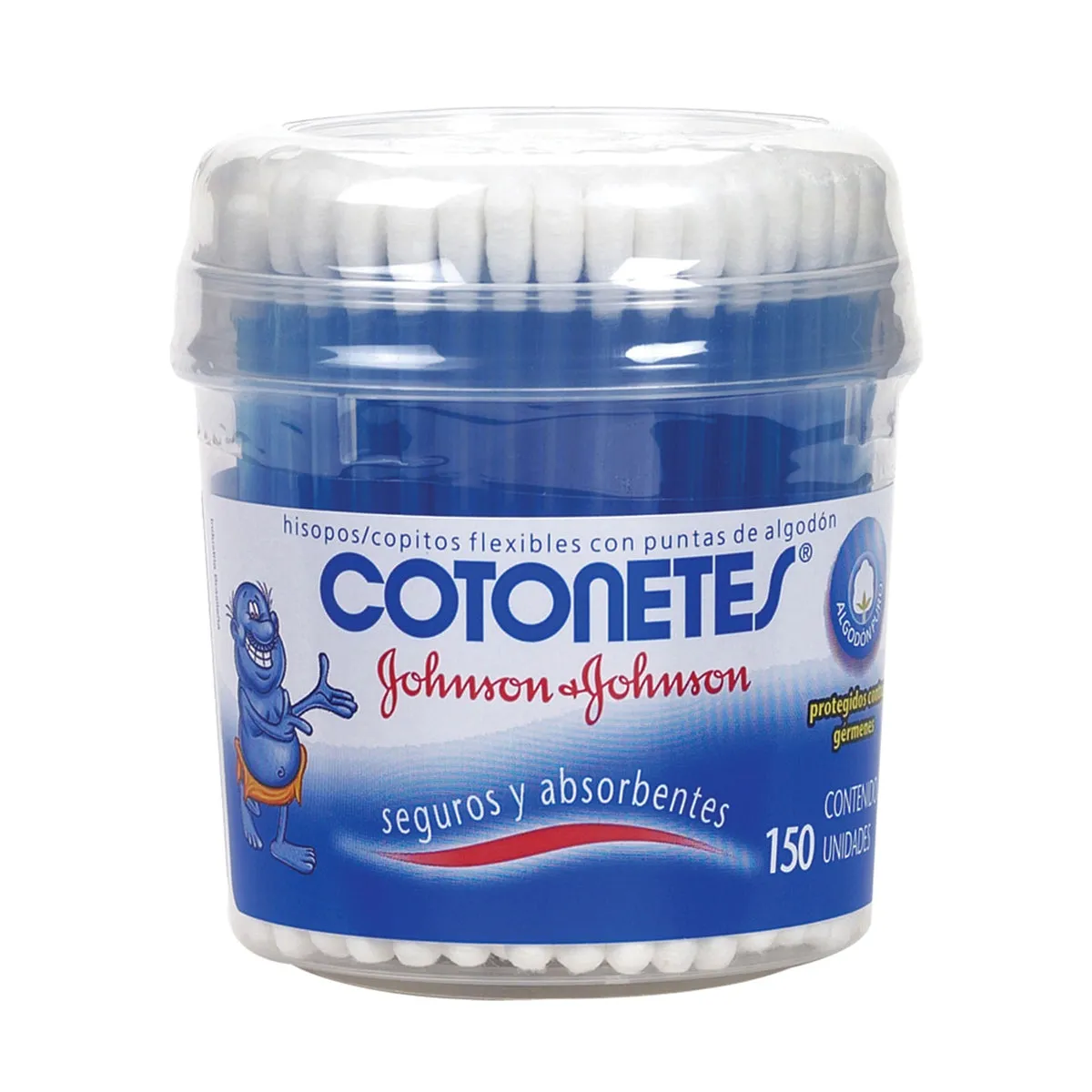 JOHNSON COTONETES CANATILLO POTE X 150 UNIDADES - Ecofarma