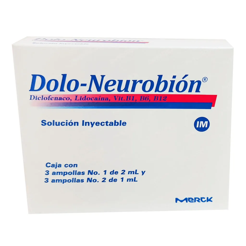 DOLO NEUROBION CAJA X 3 AMPOLLAS - Ecofarma