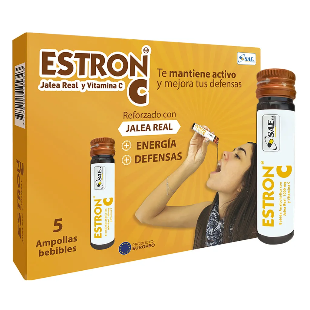ESTRON C 1000 MG CAJA X 20 FRASCOS - Ecofarma