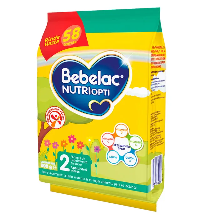BEBELAC NUTRI OPTI # 2 BOLSA X 800 G - Ecofarma