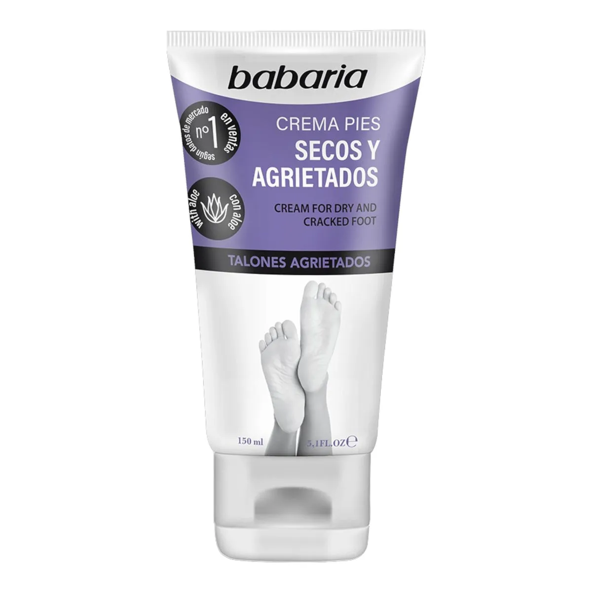 BABARIA CREMA PARA PIES SECOS Y AGRIETADOS X 150 ML - Ecofarma