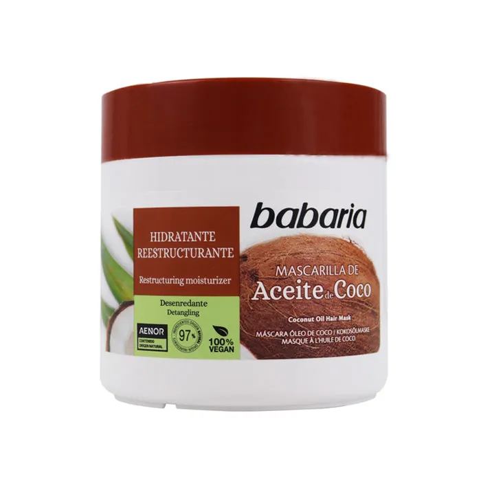 BABARIA MASCARILLA DE ACEITE DE COCO X 400 ML - Ecofarma