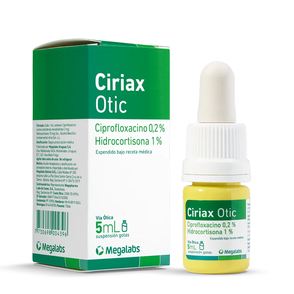 CIRIAX OTIC GOTAS X 5 ML - Ecofarma