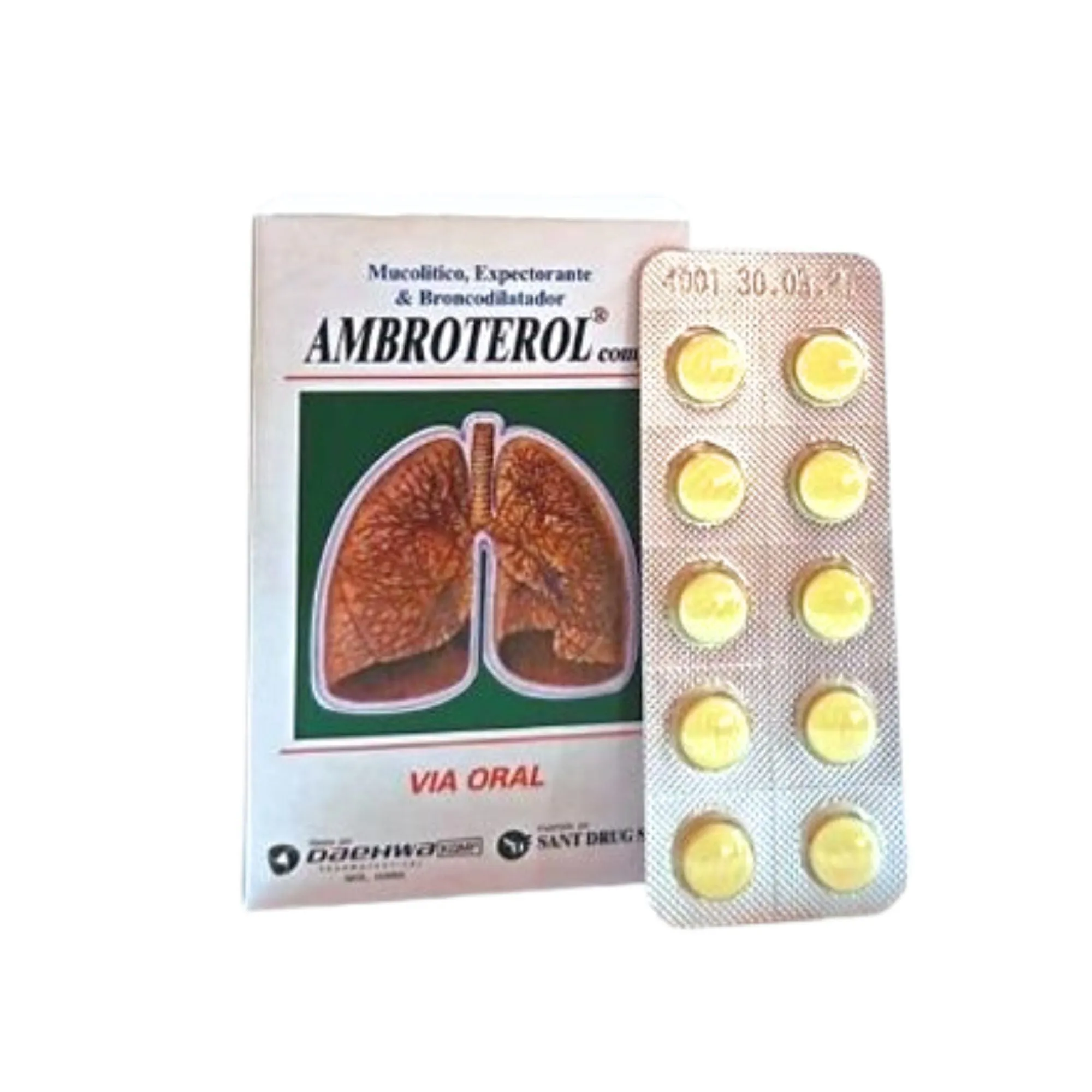 AMBROTEROL CAJA X 100 COMPRIMIDOS - Ecofarma