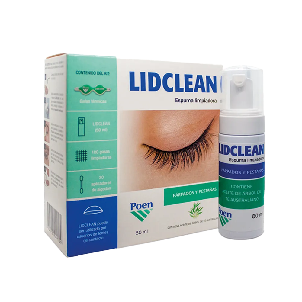 LIDCLEAN 1.5% X 50 ML ESPUMA LIMPIADORA - Ecofarma