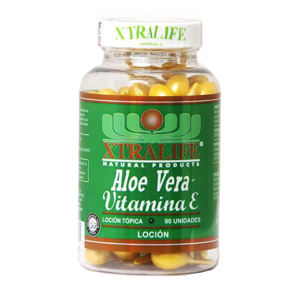 ALOE VERA + VITAMINA E LOCION TOPICA X 90 CAPSULAS - Ecofarma