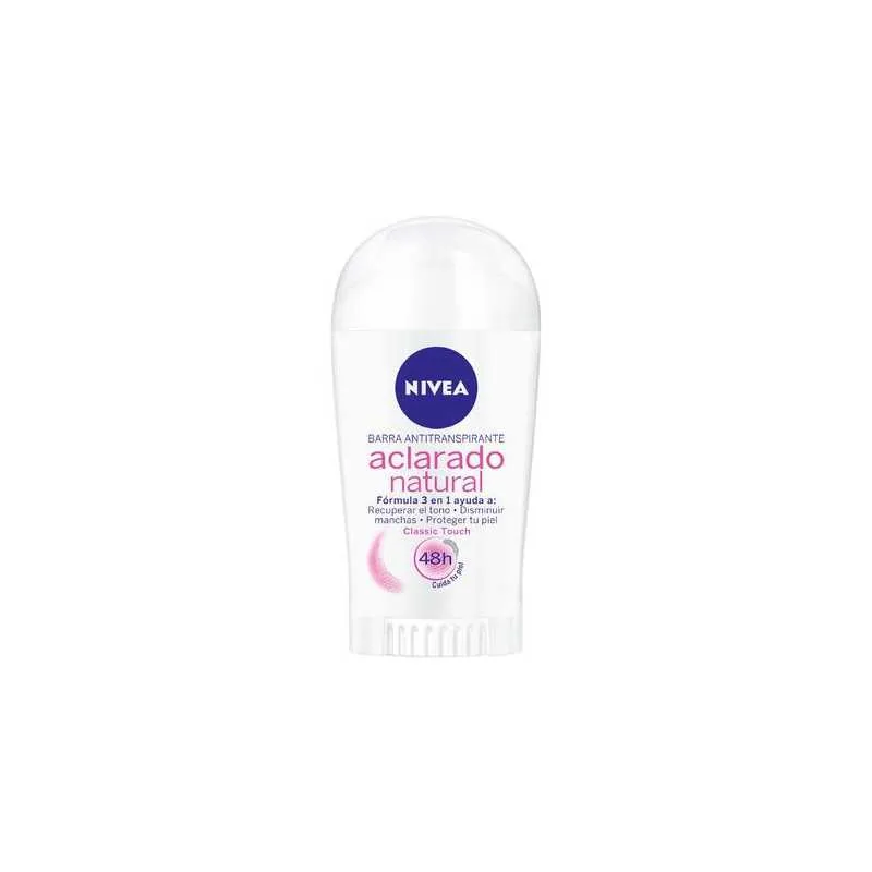 NIVEA DESODORANTE BARRA ACLARADO NATURAL ENV X 40 ML - Ecofarma