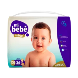 PAÑAL MI BEBE "XG" X 36 UNIDAD - Ecofarma