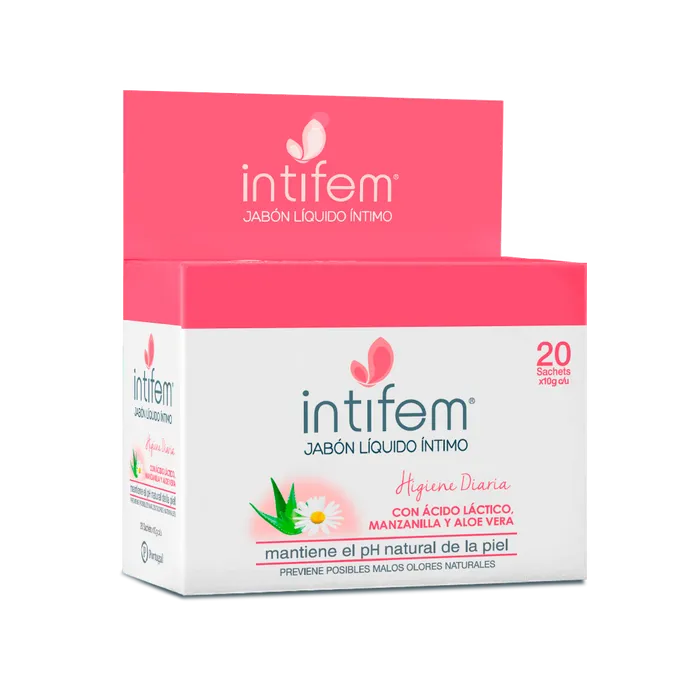 JABON INTIMO INTIFEM CAJA X 20 SACHET - Ecofarma