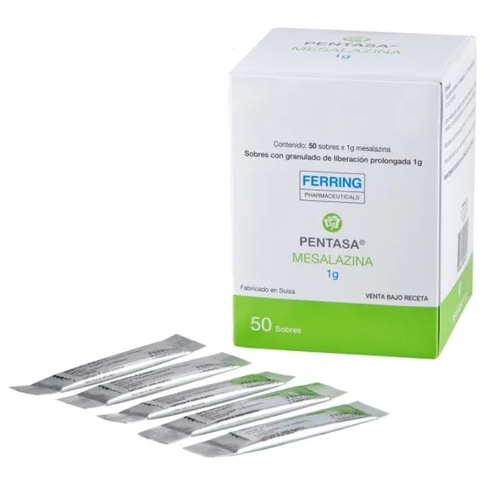 PENTASA 1 GR CAJA X 50 SACHETS - Ecofarma