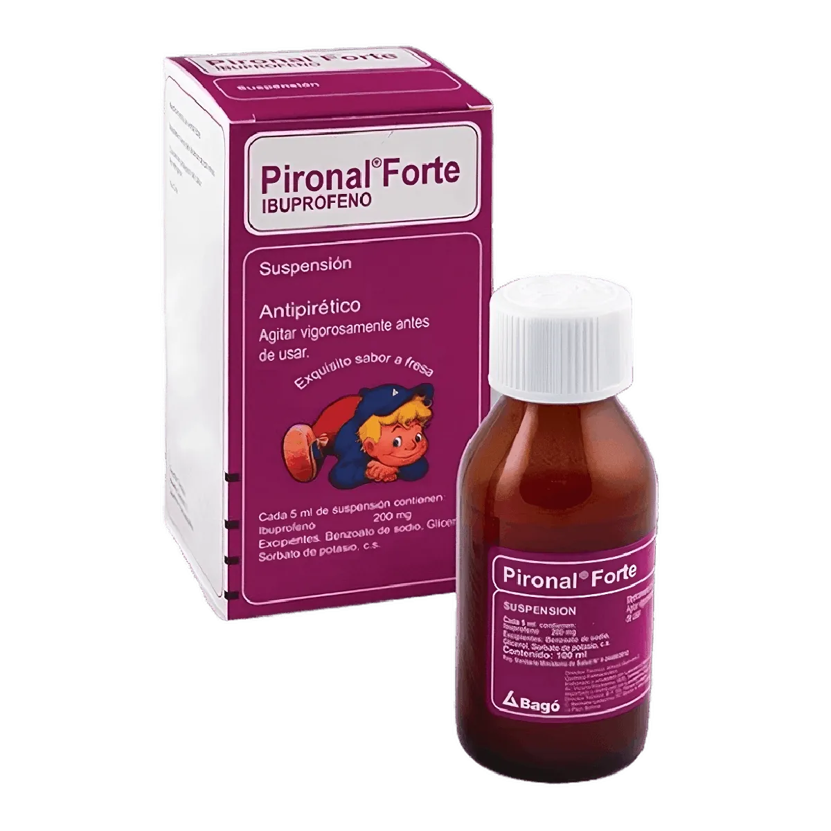 PIRONAL FORTE SUSPENCION FCO X 100 ML - Ecofarma