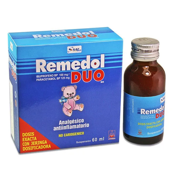 REMEDOL DUO SUSP FCO X 60 ML - Ecofarma