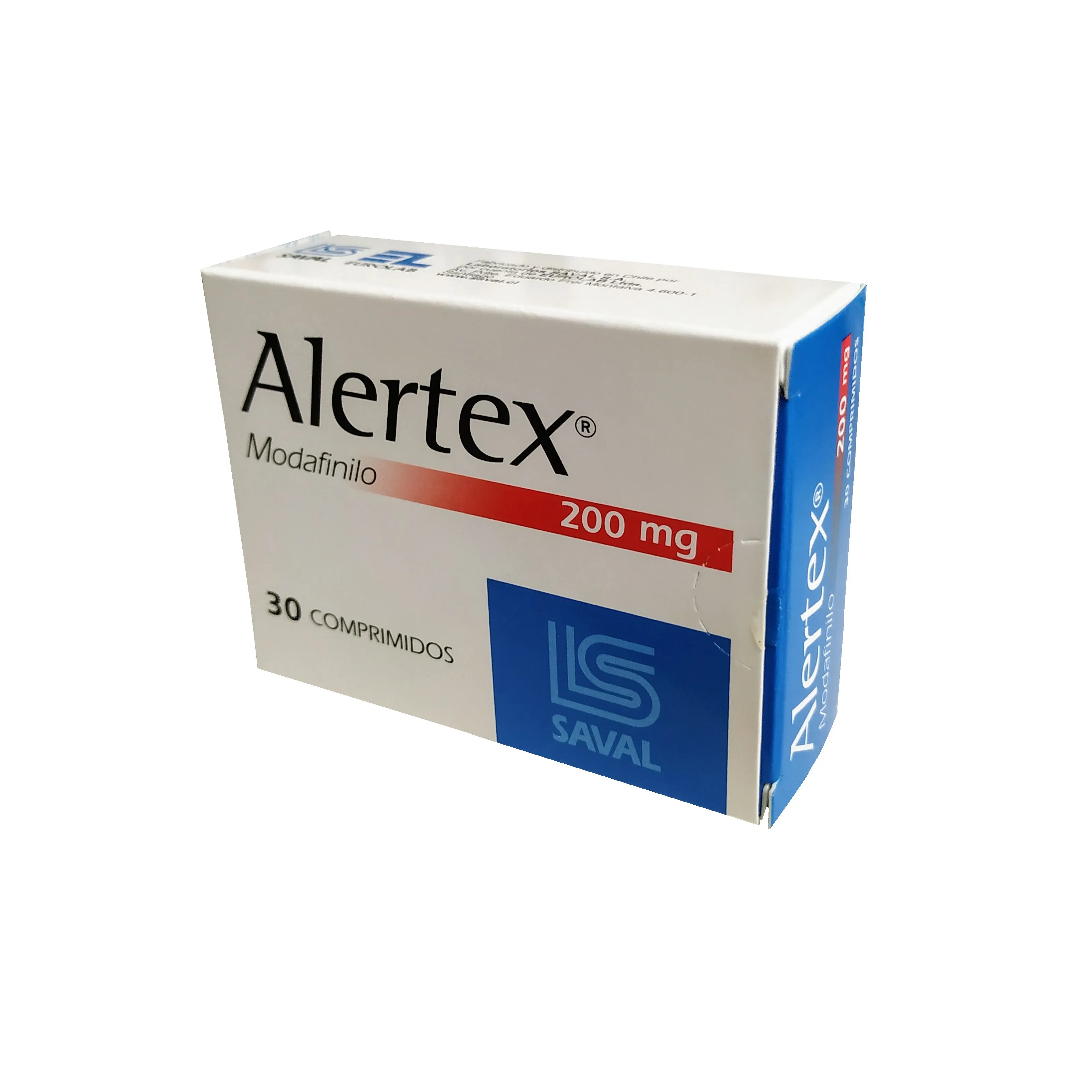 ALERTEX 200 MG CAJA X 30 COMPRIMIDOS - Ecofarma