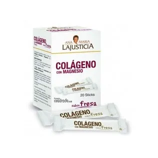COLAGENO / MAGNESIO FRESA CAJA X 20 SOBRES - Ecofarma