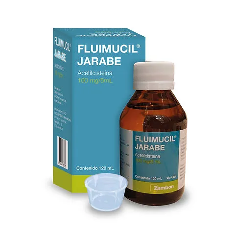 FLUIMUCIL 100 MG/5ML JARABE FCO X 120 ML - Ecofarma