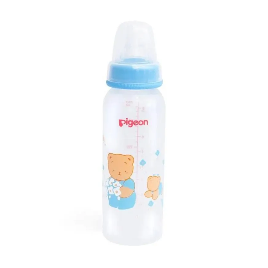 BIBERON PIGEON DECORADO ROSADO OSO CONEJO 240 ML/8 OZ - Ecofarma