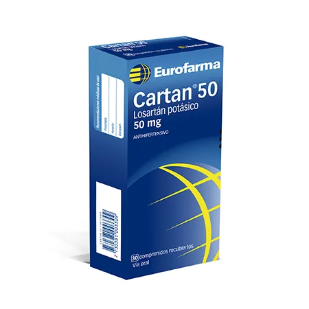 CARTAN 50 MG CAJA X 30 COMPRIMIDOS - Ecofarma