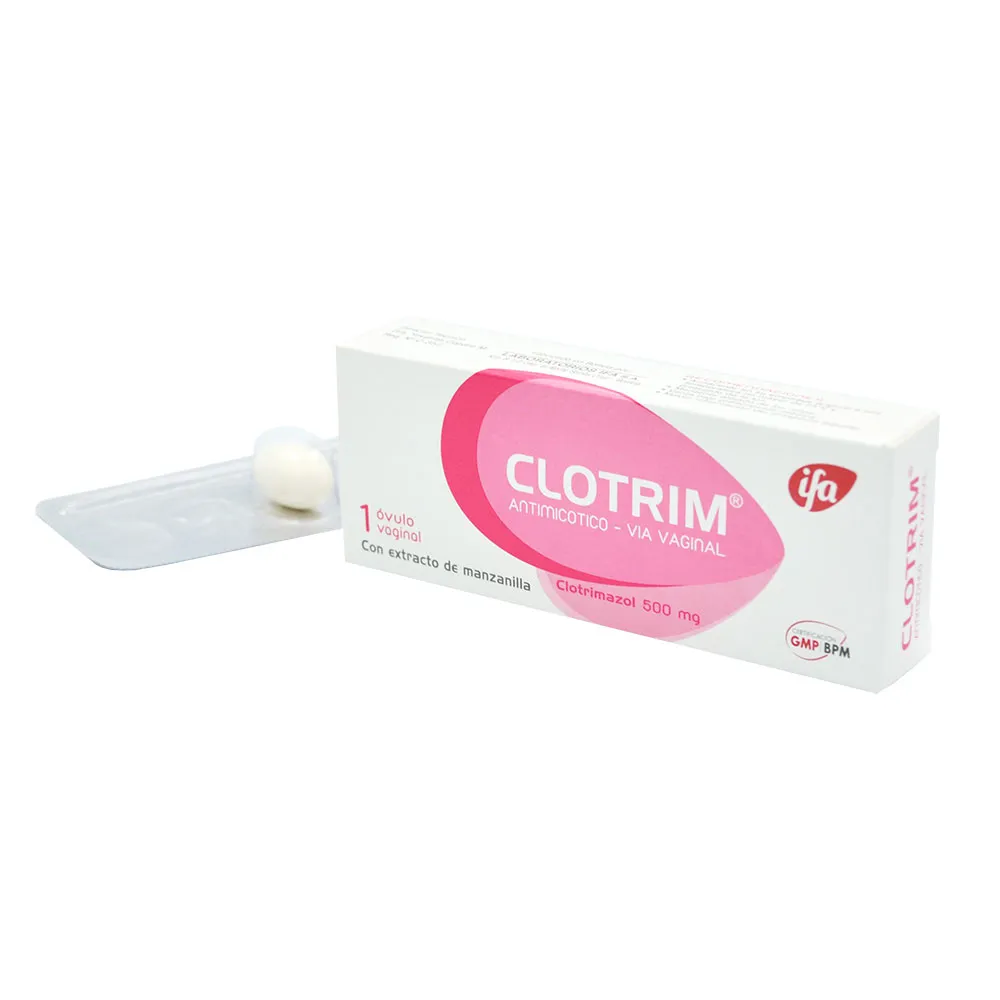 CLOTRIM 500 MG CAJA X 1 OVULO - Ecofarma