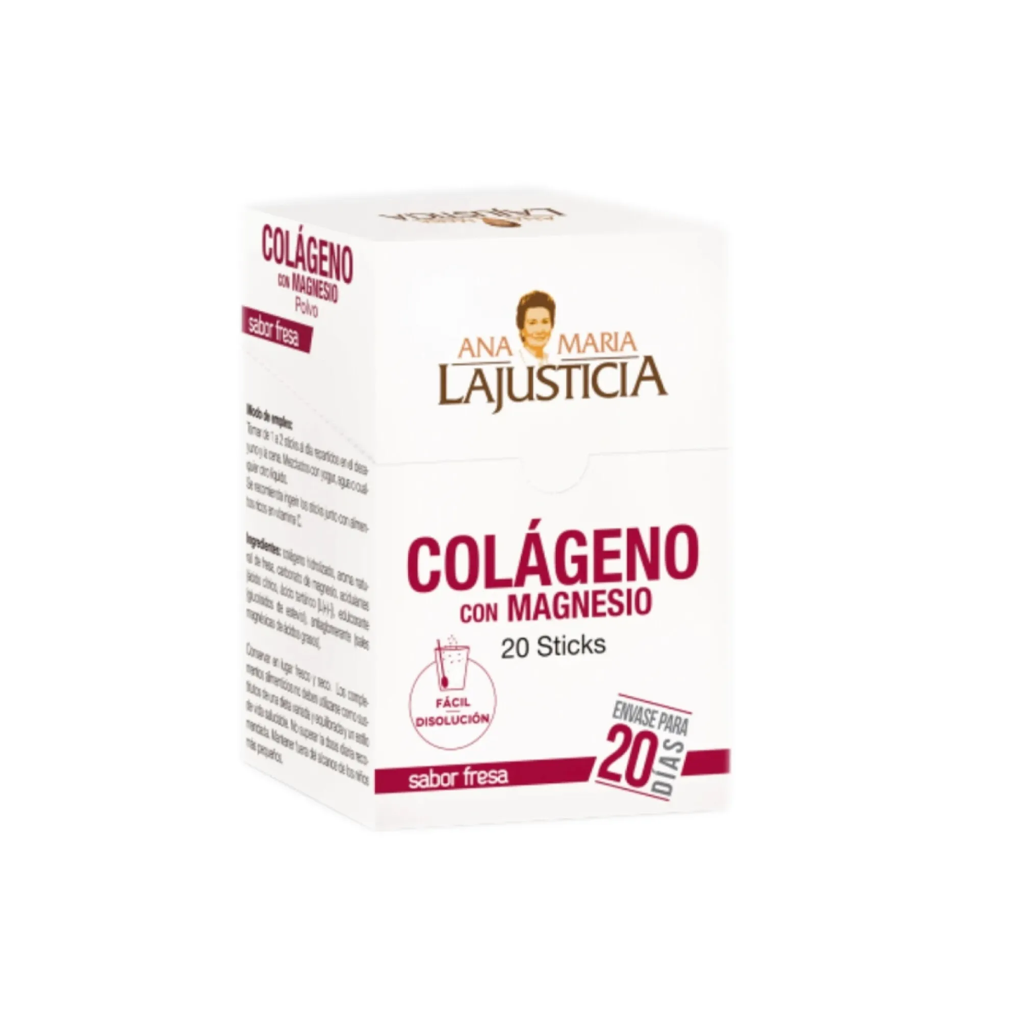 COLAGENO CON MAGNESIO CAJA X 20 STICKS - Ecofarma