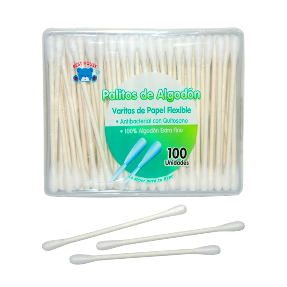 COTONETE PALITOS DE ALGODON PIGEON X 100 UNIDADES - Ecofarma