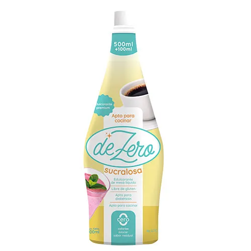 DEZERO SUCRALOSA FCO X 600 ML - Ecofarma