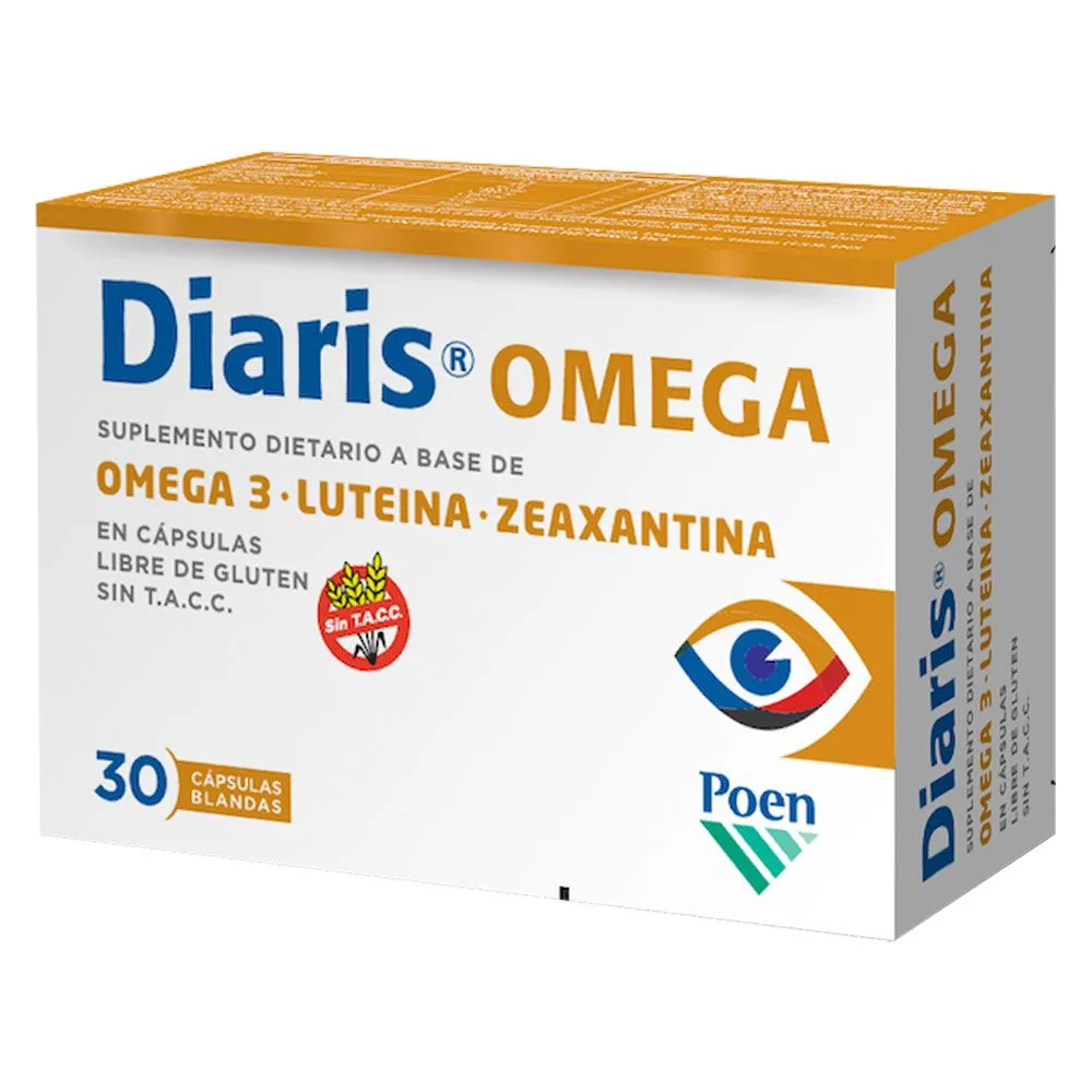 DIARIS OMEGA CAJA X 30 CAPSULAS - Ecofarma
