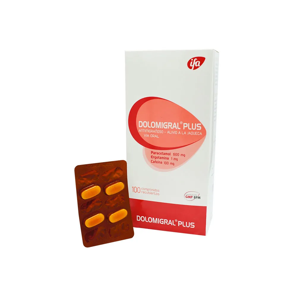 DOLO MIGRAL PLUS CAJA X 100 COMPRIMIDOS - Ecofarma