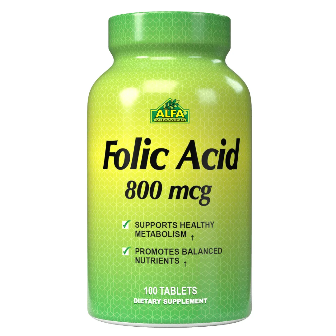 ACIDO FOLICO 800 MCG FCO X 100 TABLETAS - Ecofarma