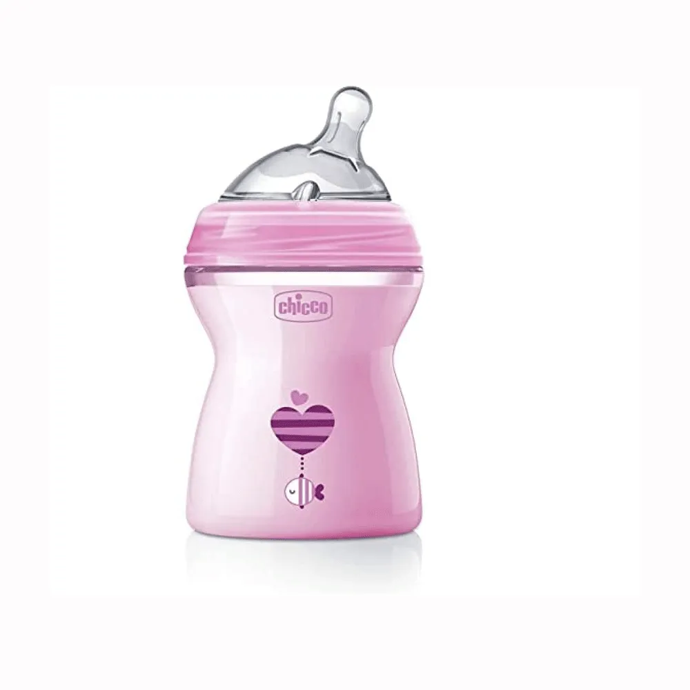 BIBERON CHICCO TETINA SILICONA CELESTE X 150 ML - Ecofarma