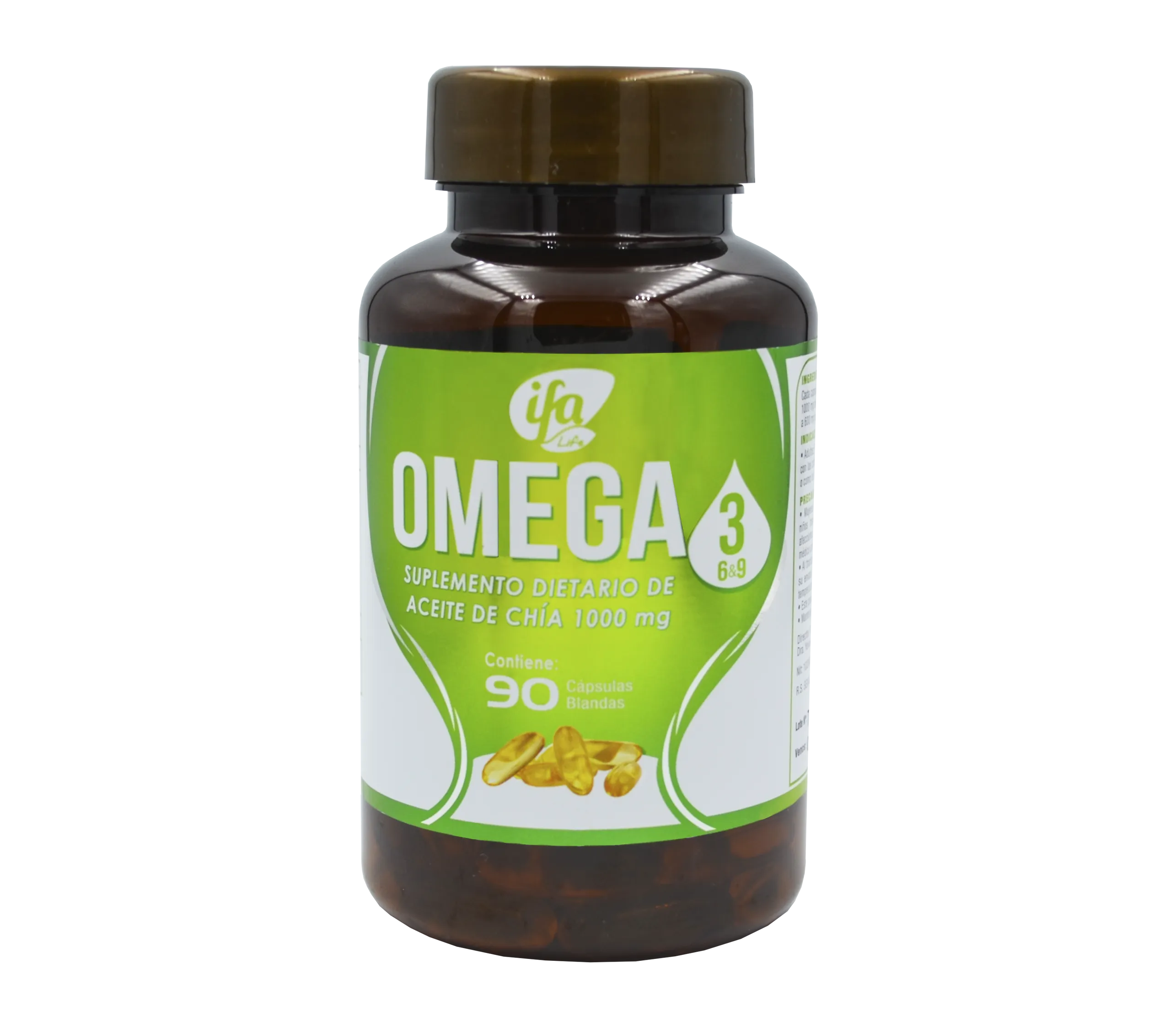 OMEGA 3 C/ACEITE DE CHIA 1000 MG FCO X 90 CAPSULAS - Ecofarma