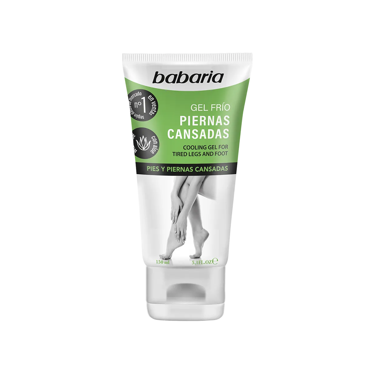 BABARIA GEL FRIO PIERNAS CANSADAS ALOE X 150 ML - Ecofarma