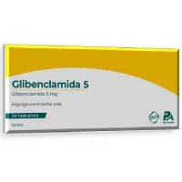 GLIBENCLAMIDA 5 MG CAJA X 30 TABLETAS - Ecofarma