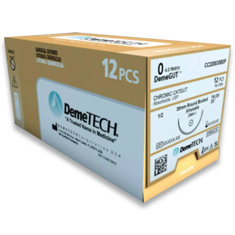 HILO DE SUTURA CATGUT CROMADO BIOFINE - Ecofarma