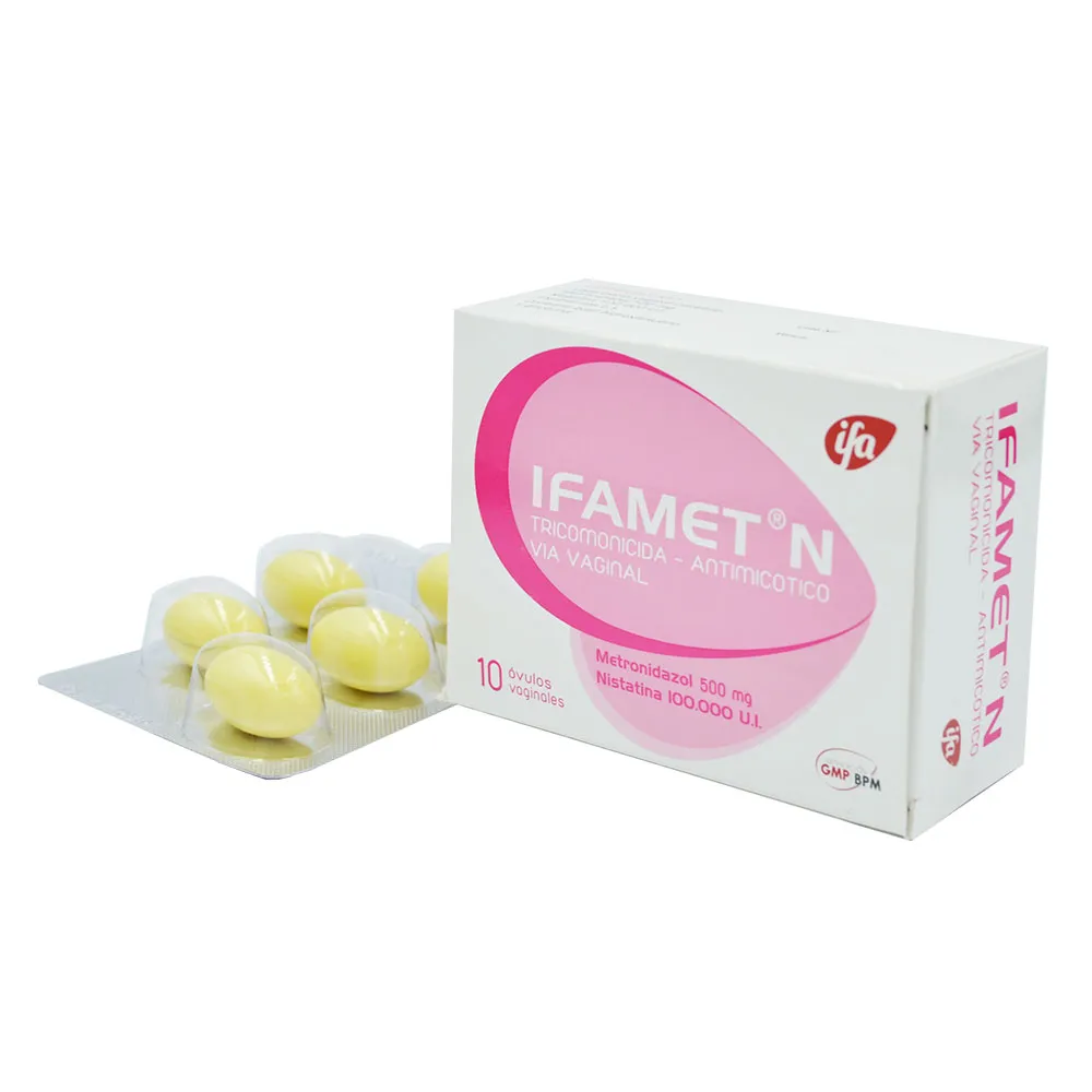 IFAMET N CAJA X 10 OVULOS VAGINALES - Ecofarma