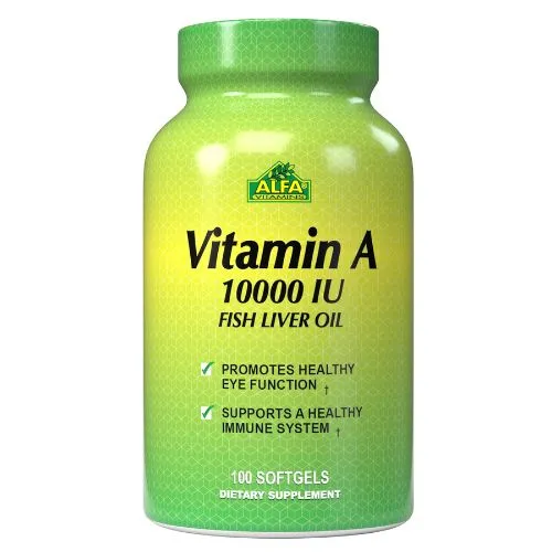 VITAMIN A 10000 IU FCO X 100 CAPSULAS BLANDAS - Ecofarma