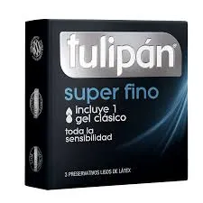 PRESERVATIVO TULIPAN SUPER FINO X 3 UNID. - Ecofarma