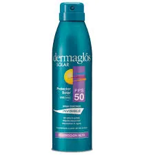 PROTECTOR  SOLAR DERMAGLOS INVISIBLE FPS 50 SPRAY X 170 ML - Ecofarma